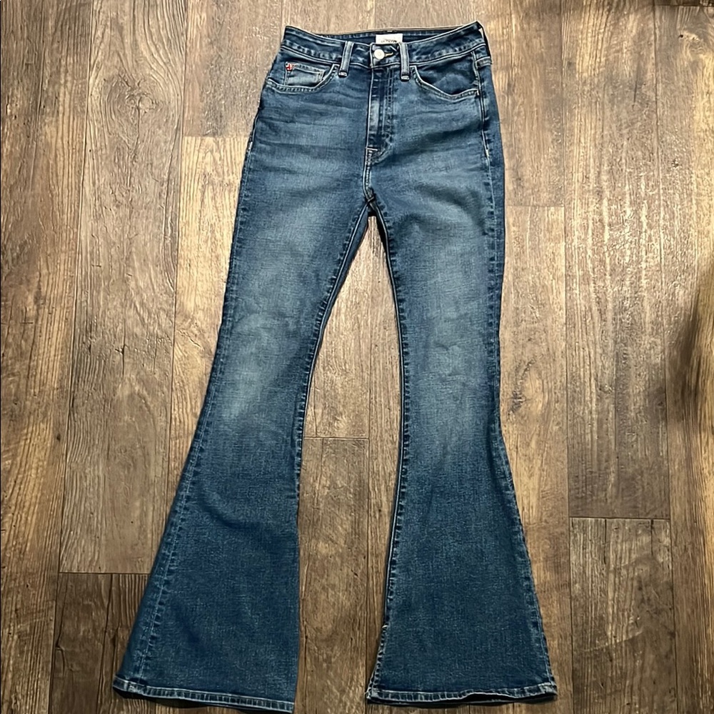 Hudson Jeans Blue Flare Wide Leg